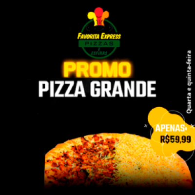 1 PIZZA GRANDE - SABORES SELECIONADOS